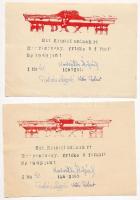 Budapest 1949. "Szt. Kristóf csónak rt" részvénye 5Ft értékben, aláírásokkal (3x) sorszámkövetők T:I-