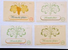 Minimum 400 darabos, budafoki pincészetekből származó borcímke gyűjtemény, szépen rendezetten, lapok...