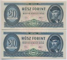 1975. 20Ft (2x) T:I- fo. Adamo F16