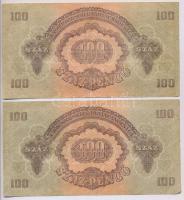 1944. 100P "A Vöröshadsereg Parancsnoksága" (2x) "TX" és "XC" sorozat ...