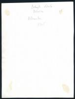 cca 1978 Kortárs fotóművészeti alkotások, 4 db feliratozott vintage fotó, 18x24 cm