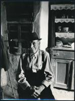 cca 1976 Kortárs fotóművészeti alkotások, 4 db vintage fotó, három feliratozva, 24x18 cm