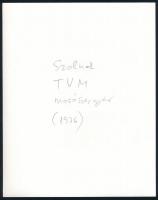 cca 1960 és 1983 között, Szolnok, Martfű, Kunszentmárton, Törökszentmiklós, 6 db feliratozott vintag...
