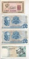 Vegyes: Albánia 1964. 3L + Belgium 1964. 20Fr + Csehszlovákia 1945. 100K + Norvégia 1979. 10K (2x) T...