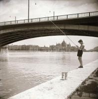 cca 1972 Budapesti városfelvételek, Dezső Pál (?-?) kecskeméti fotóművész Budapesten készített 13 db...