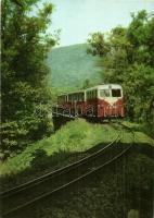 5 db MODERN budapesti és velemi úttörővasutas képeslap / 5 modern Hungarian railway pioneer postcards