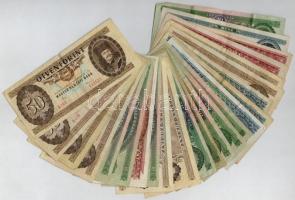 30db-os vegyes magyar forint bankjegy tétel T:III,III-