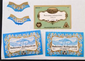 Minimum 800 darabos, badacsonyi és villányi borvidékről származó borcímke gyűjtemény, szépen rendeze...