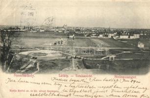 1900 Szombathely, látkép, Knebel kiadása (EB)