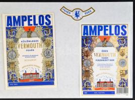 Minimum 600 darabos, vegyes magyar italcímke gyűjtemény, szépen rendezetten, lapokra ragasztva. Mind különböző / Vintage Hungarian drink label collection