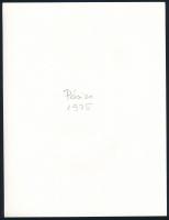 cca 1970 és 1976 Divatfotók Tokióból, Budapestről, Párizsból, 3 db vintage fotó, feliratozva, 22x17 ...