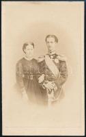 Azonosítatlan dán királyi herceg és neje fotója / Unidentified Danish prince and his wife 7x11 cm