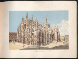 cca 1910 Ricordo di Milano, képes füzet Milánó városáról 23 db képpel / Milan booklet with 23 pictur...