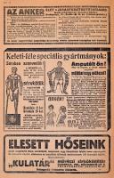 1916 A Pesti Hírlap naptára az 1916. szökőévre.  26. évf., Szerk. Schmittely József. Bp., Légrády-Te...