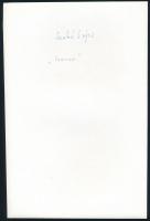 cca 1976 Kortárs fotóművészeti alkotások, 5 db - részben jelzett - vintage fotó, 18x24 cm és 24x15 c...