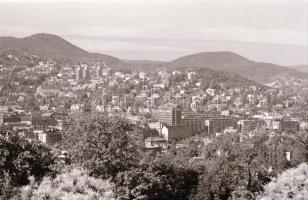 cca 1989 Budapest, kerékpárverseny a Gellért-hegyen, 34 db szabadon felhasználható, jó minőségű, vin...