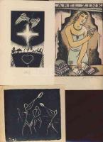 5 külföldi művész szignós nyomata