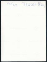 cca 1975 Makovecz Levente, Tahi Tóth László, S. Tóth József, Bencze Ilona, Szuhay Balázs színészek a...