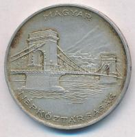 1956. 20Ft Ag "Tízéves a Forint" T:2