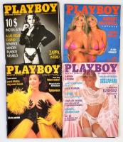 cca 1989-2005 27 db Playboy újság, köztük az eső kiadással, 3 db CKM magazinnal, vegyes állapotban
