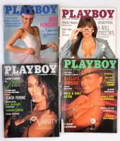 cca 1989-2005 27 db Playboy újság, köztük az eső kiadással, 3 db CKM magazinnal,  vegyes állapotban