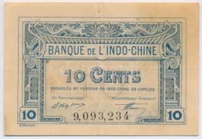 Francia Indokína 1920-1923. (1919) 10c T:III French Indo-China 1920-1923. (1919) 10 Cents C:F Krause 43.