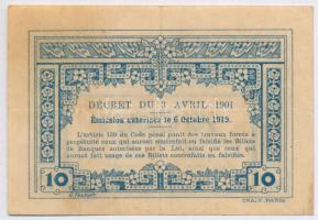 Francia Indokína 1920-1923. (1919) 10c T:III
French Indo-China 1920-1923. (1919) 10 Cents C:F
Krau...