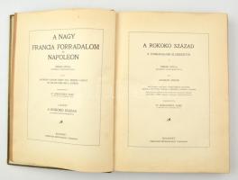 A nagy francia forradalom és Napóleon. I-V. köt. Írták: Adorján Andor, Kéry Pál, Seress László és Zi...