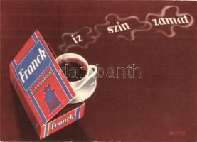 Franck cikóriakávé reklám, Budapesti Áruminta-vásár / Hungarian chicory coffee advertisement, 1948 BNV So. Stpl s: Macskássy