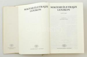 Magyar Életrajzi Lexikon I-IV. kötet. Bp., 1982-1994, Akadémia. Kiadói egészvászon-kötés, kiadói pap...