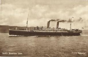 TSS Polonia, Baltic America Line