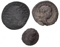Római Birodalom 3db-os vegyes érme tétel, közte egy Severus Alexander denár és egy Maximianus AE antoninianus T:2-,3 Roman Empire 3pcs of various coins, including one Severus Alexander denarius and one Maximianus AE antoninianus C:VF,F