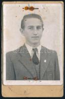 1950 Szombathely, fényképes MLSZ játékos igazolvány az Ukki VSE játékosa részére