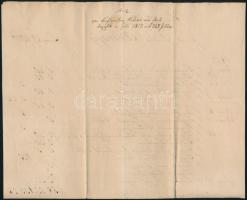 1817 Kilián György (1754-1819) könyvkereskedő német nyelvű kimutatása Andrássy grófnő részére az 181...