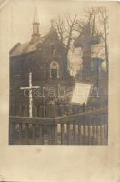 Kirche von Rzyschky mit Hötzendorfgrab. verlag der k.u.k. Feldbuchhandlungen des 4. AK. / WWI K.u.K. military cemetery, Tomb of Herbert Hötzendorf near Rava-Ruska, Ukraine (EK)