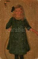 8 db RÉGI motívumlap; virág, hölgy; vegyes minőség / 8 pre-1945 motive cards; flowers, lady, mixed q...