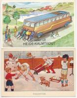 33 db VEGYES motívumlap, sok gyerek / 33 mixed motive cards with many children