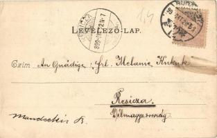 1899 Budapest XIII. Lipót körút, Café Vígszinház kávéház, villamosok, gyógyszertár,  Divald Károly 2...