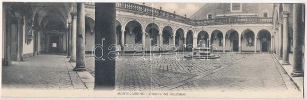 Monte Cassino, Montecassino; - 3 pre-1945 postcards (1 panoramacard)