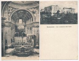 Monte Cassino, Montecassino; - 3 pre-1945 postcards (1 panoramacard)
