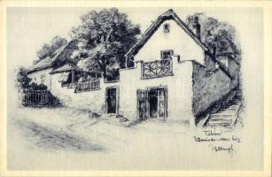 Budapest I. Tabán s: Helbing Ferenc - 14 darabos régi használatlan képeslap sorozat / 14 unused pre-...