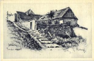 Budapest I. Tabán s: Helbing Ferenc - 14 darabos régi használatlan képeslap sorozat / 14 unused pre-...