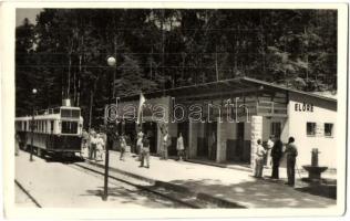 Budapest, Úttörővasút - 6 db modern képeslap, egy Gyöngyös / 6 modern postcards