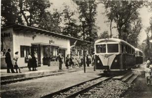 Budapest, Úttörővasút - 6 db modern képeslap, egy Gyöngyös / 6 modern postcards