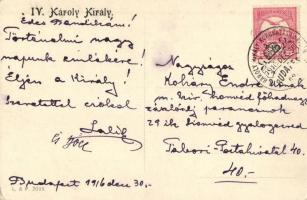 IV. Károly és Zita / Charles IV and Zita with 1916 IV. Károly király koronázása napján" So. Stp...