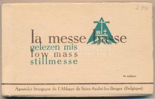 Bruges, Abbaye de Saint André, La messe basse / St. Andrews Abbey, low mass - postcard booklet with 35 postcards