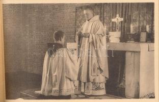 Bruges, Abbaye de Saint André, La messe basse / St. Andrew's Abbey, low mass - postcard booklet...