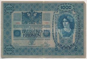 1902. 1000K (3x) mindhárom felülbélyegzés nélkül T:III,III-