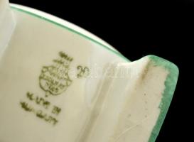 Zsolnay mini kulacs, matricás, jelzett, hibátlan, m: 10 cm