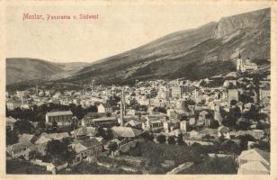Mostar, Panorama v. Südwest (EK)